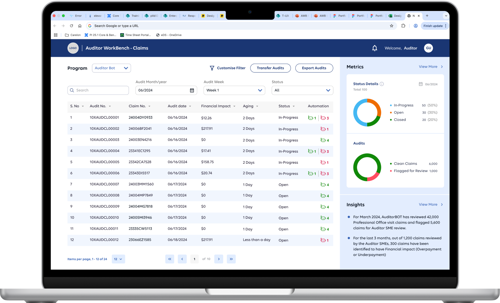 Auditor Workbench